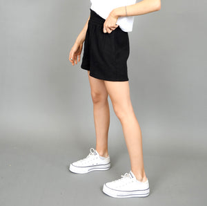 RD Style Elowen Gauze Shorts - Black
