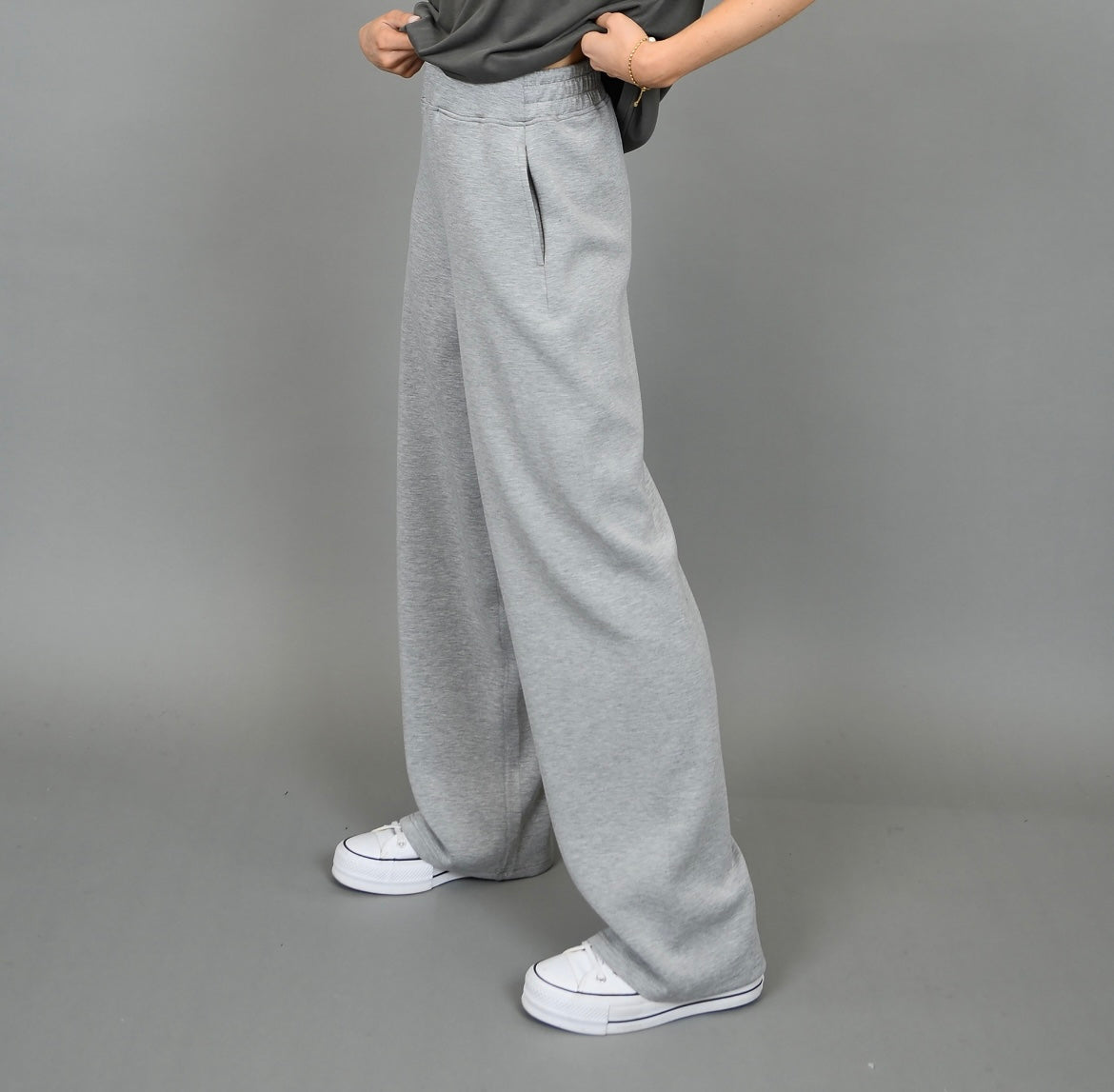 RD Style Victoria Modal Pull on Pant - Heather Grey