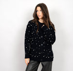 Load image into Gallery viewer, RD Style Raziella Pearl Cardigan - Black
