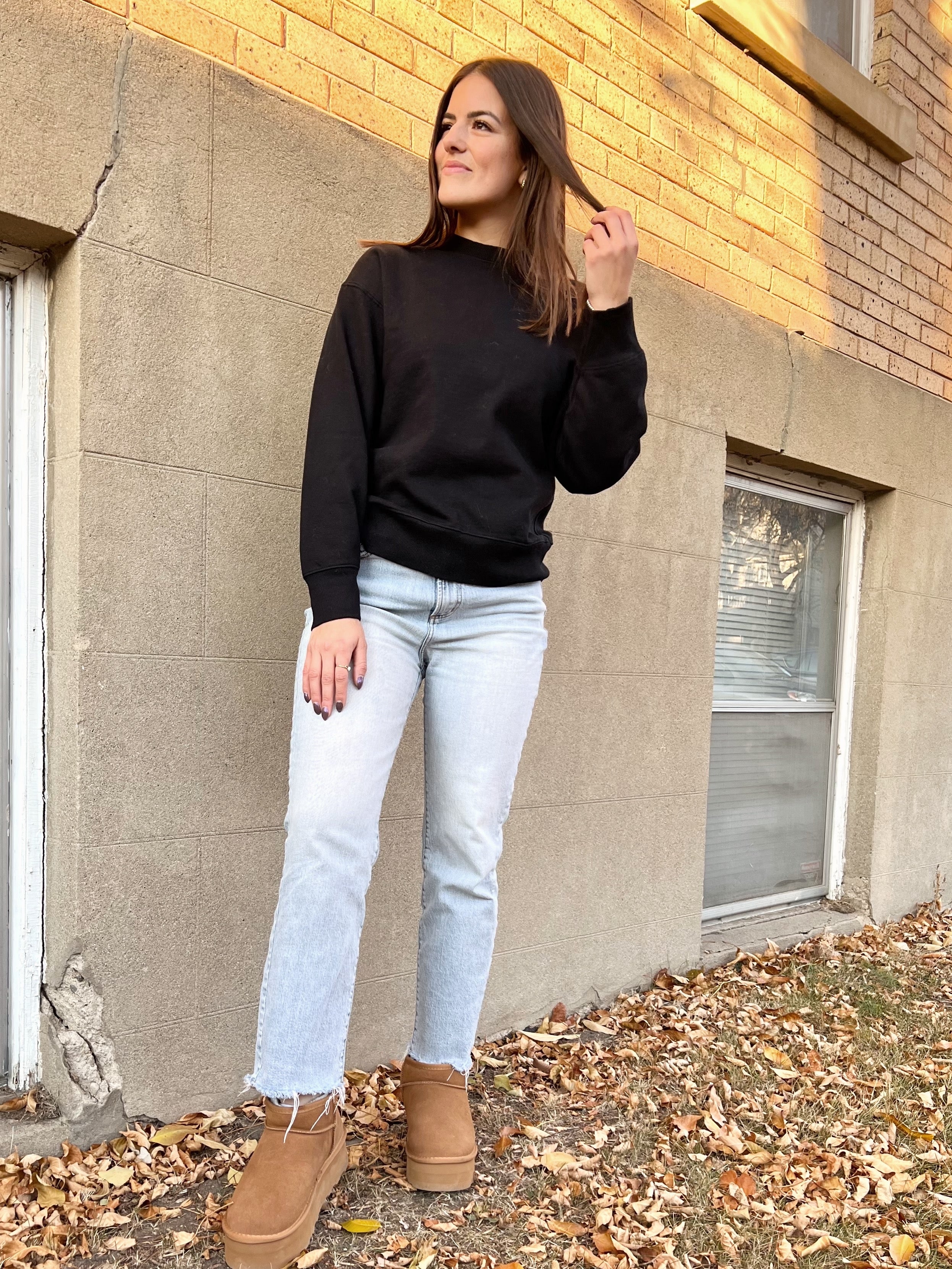 Boyfriend crewneck outlet sweater