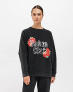 Load image into Gallery viewer, Brunette the Label Babes Club NYBF Crewneck - Washed Black
