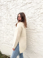 Load image into Gallery viewer, RD Style Charmaine Vneck Pullover - White Beach

