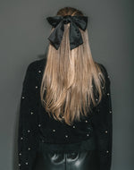 Load image into Gallery viewer, Brunette the Label Large Satin Bow
