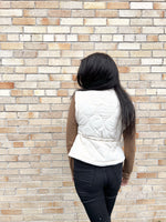 Load image into Gallery viewer, Sage the Label Harlow Quilted Vest - Cream
