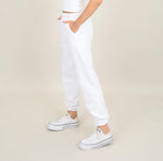 Load image into Gallery viewer, RD Style Josie Fleece Jogger - White
