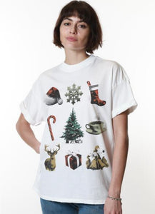 Girl Dangerous Holiday Tee - White