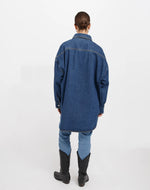 Load image into Gallery viewer, Brunette the Label Shania Denim Jacket - Indigo Denim
