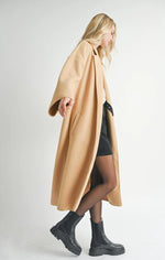 Load image into Gallery viewer, Sadie &amp; Sage Dionne Long Open Front Coat - Honey Gold
