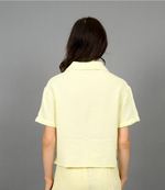 Load image into Gallery viewer, RD Style Anastasia Gauze Short Sleeve Shirt - Lemon Lime
