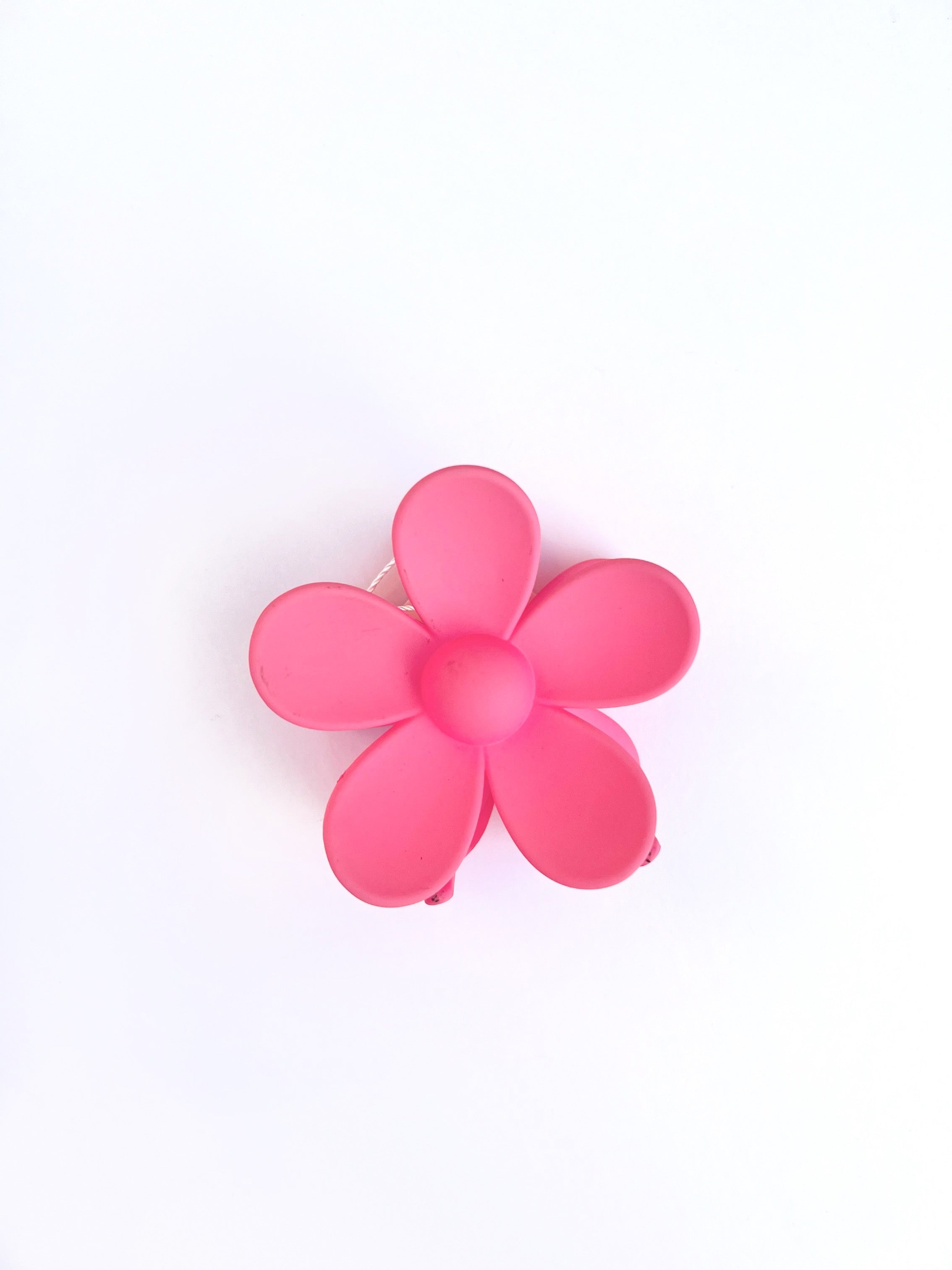 Solid Flower Claw Hair Clip