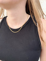 Load image into Gallery viewer, Namaste Jewelry Dunn Herringbone Necklace - Gold
