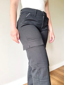 Silver Jeans Cargo Pant - Black